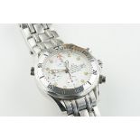 OMEGA SEAMASTER 300M PROFESSIONAL CHRONOGRAPH WRISTWATCH REF. 25982000, circular white triple