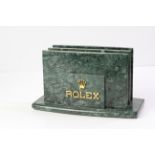 ROLEX MARBLE DESK DOCUMENT HOLDER REFERENCE RMA 177