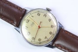 1940s Lanco Central second tool watch, manual wind movement