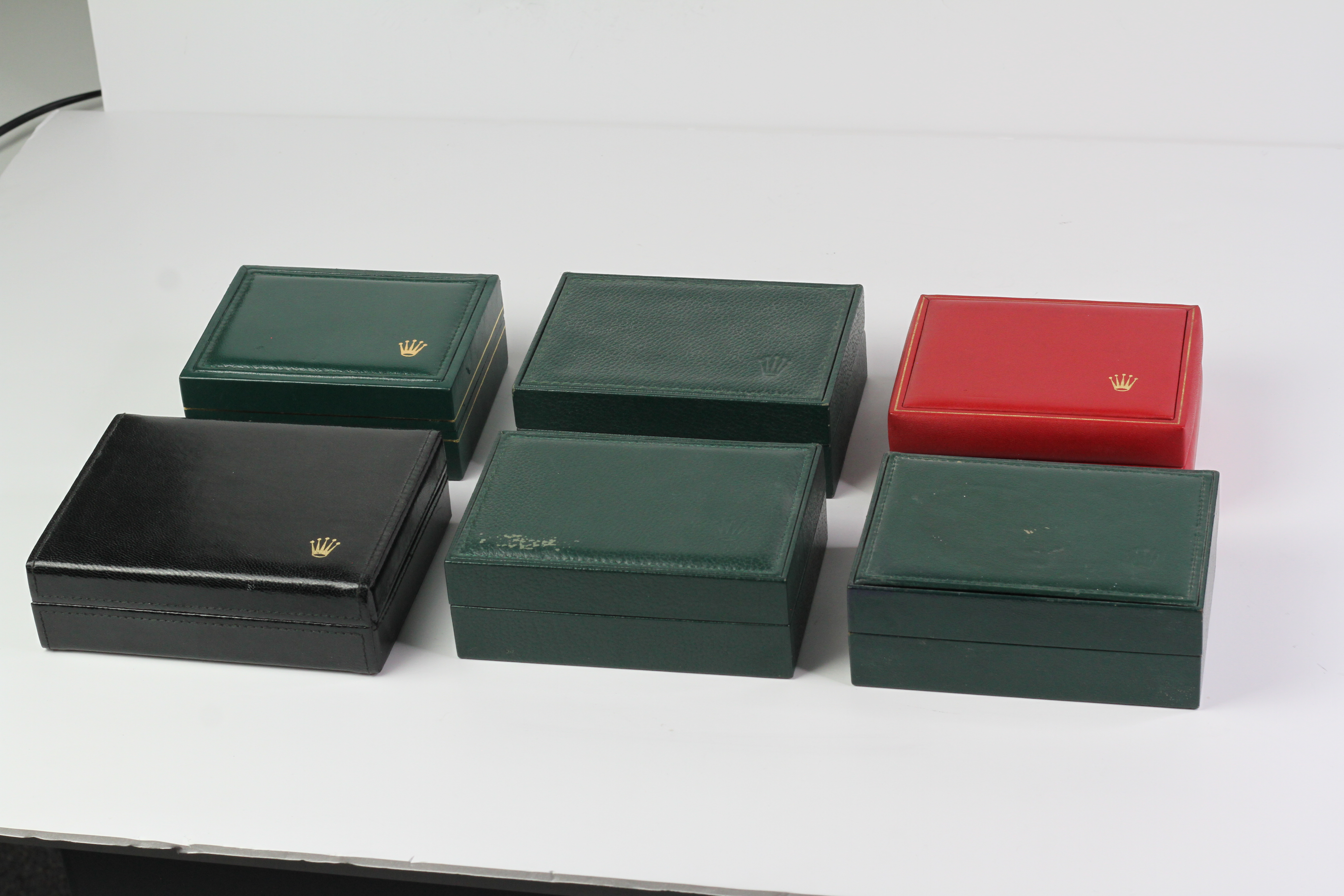 *To Be Sold Without Reserve* 6 Vintage Rolex Inner Boxes