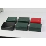 *To Be Sold Without Reserve* 6 Vintage Rolex Inner Boxes