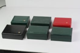 *To Be Sold Without Reserve* 6 Vintage Rolex Inner Boxes