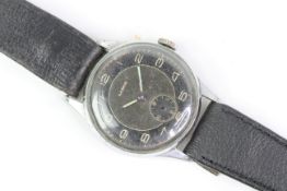 1940s Lanco Black sector dial watch