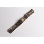 *TO BE SOLD WITHOUT RESERVE* OMEGA STEEL AND GOLD PLATED BRACELET, clasp engraved "1451/439"