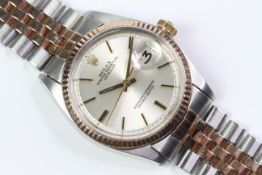 ROLEX DATEJUST STEEL AND GOLD 1601 'SIGMA DIAL' CIRCA 1976