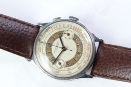 VINTAGE LEONIDAS MONOPUSHER CHRONOGRAPH CIRCA 1940s,