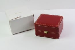 *TO BE SOLD WITHOUT RESERVE* RED CARTIER INNER AND OUTER BOX