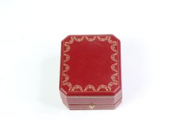 *To Be Sold Without Reserve* Small Red Cartier Jewellery Inner box