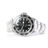 VINTAGE TUDOR OYSTER PRINCE SUBMARINER REFERENCE 7928 CIRCA 1964, circular black dial with