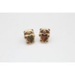 9ct Gold 'Forever Friend' Stud Earrings (0.7g)