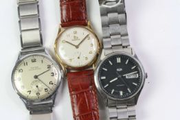 .*TO BE SOLD WITHOUT RESERVE* GROUP OF 3 WATCHES INCLUDING SEIKO 5 AND MORE