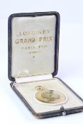 RARE 18CT LONGINES POCKET WATCH WITH BOX KRAMER & CO CIRCA 1908