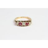 Ruby and Diamond 18ct gold ring