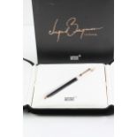 MONTBLANC INGRID BERGMAN LA DONNA SPECIAL EDITION FOUNTAIN PEN, Black fountain pen with 18ct gold