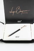 MONTBLANC INGRID BERGMAN LA DONNA SPECIAL EDITION FOUNTAIN PEN, Black fountain pen with 18ct gold