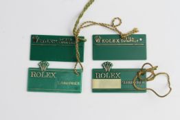 *TO BE SOLD WITHOUT RESERVE* 4x GREEN SWING TAGS