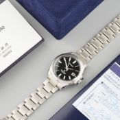 GRAND SEIKO 10 BAR AUTOMATIC FULL SET WRISTWATCH W/ BOX & GUARANTEE PAPERS REF. SBGR031, circular