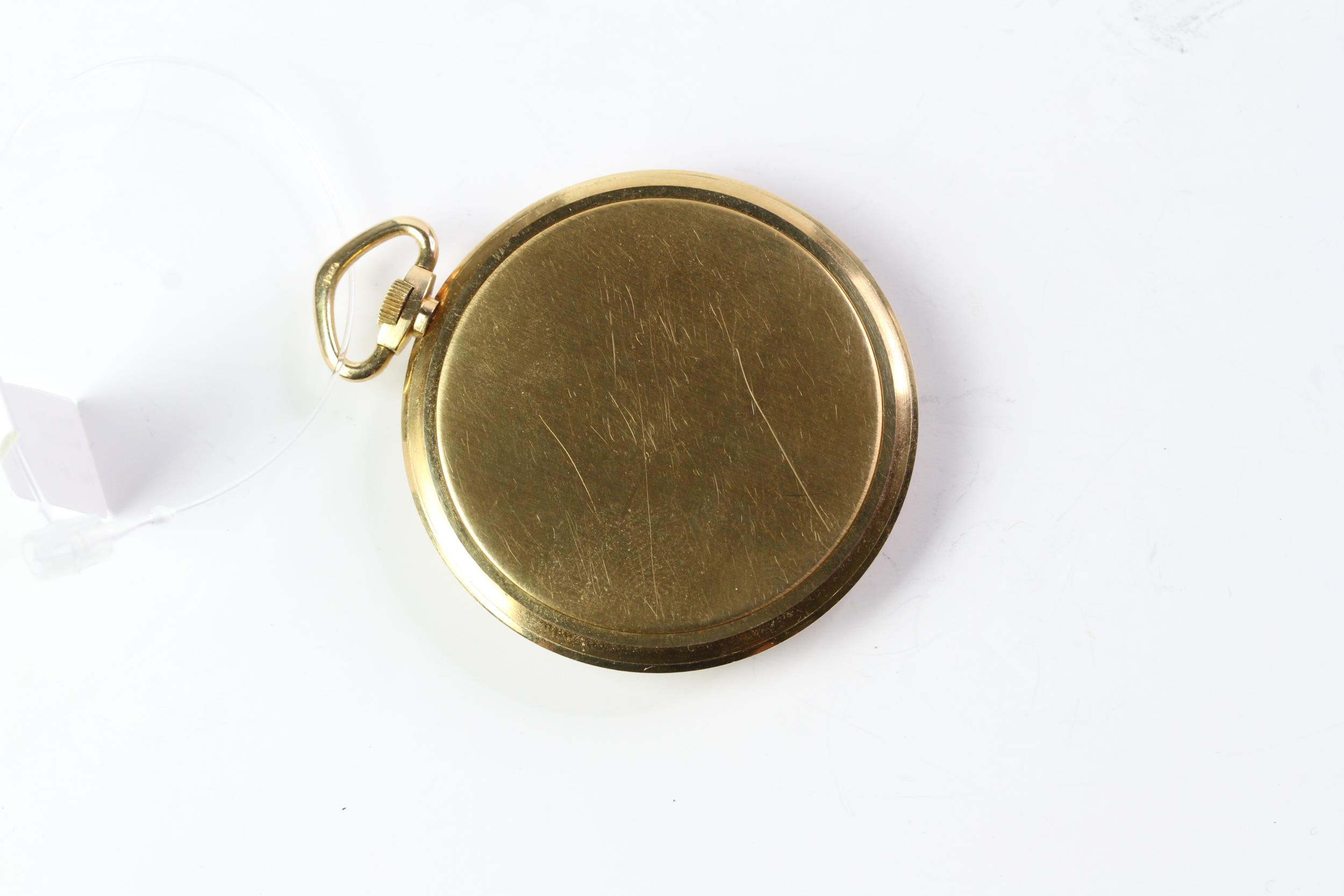 FINE AND RARE 18CT ZENITH MAPPIN DIAL CHRONOMETRE RASOR THIN POCKET WATCH, silvered dial, gold Roman - Image 4 of 7