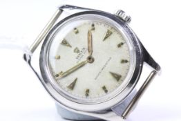 VINTAGE ROLEX OYSTER ROYAL 6144 CIRCA 1962, circular cream dial with baton hour markers, 32mm