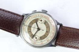 VINTAGE LEONIDAS MONOPUSHER CHRONOGRAPH CIRCA 1940s,