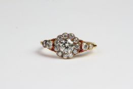 18ct Georgian style diamond ring