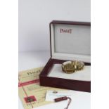 18CT PIAGET POLO AUTOMATIC BOX AND PAPERS