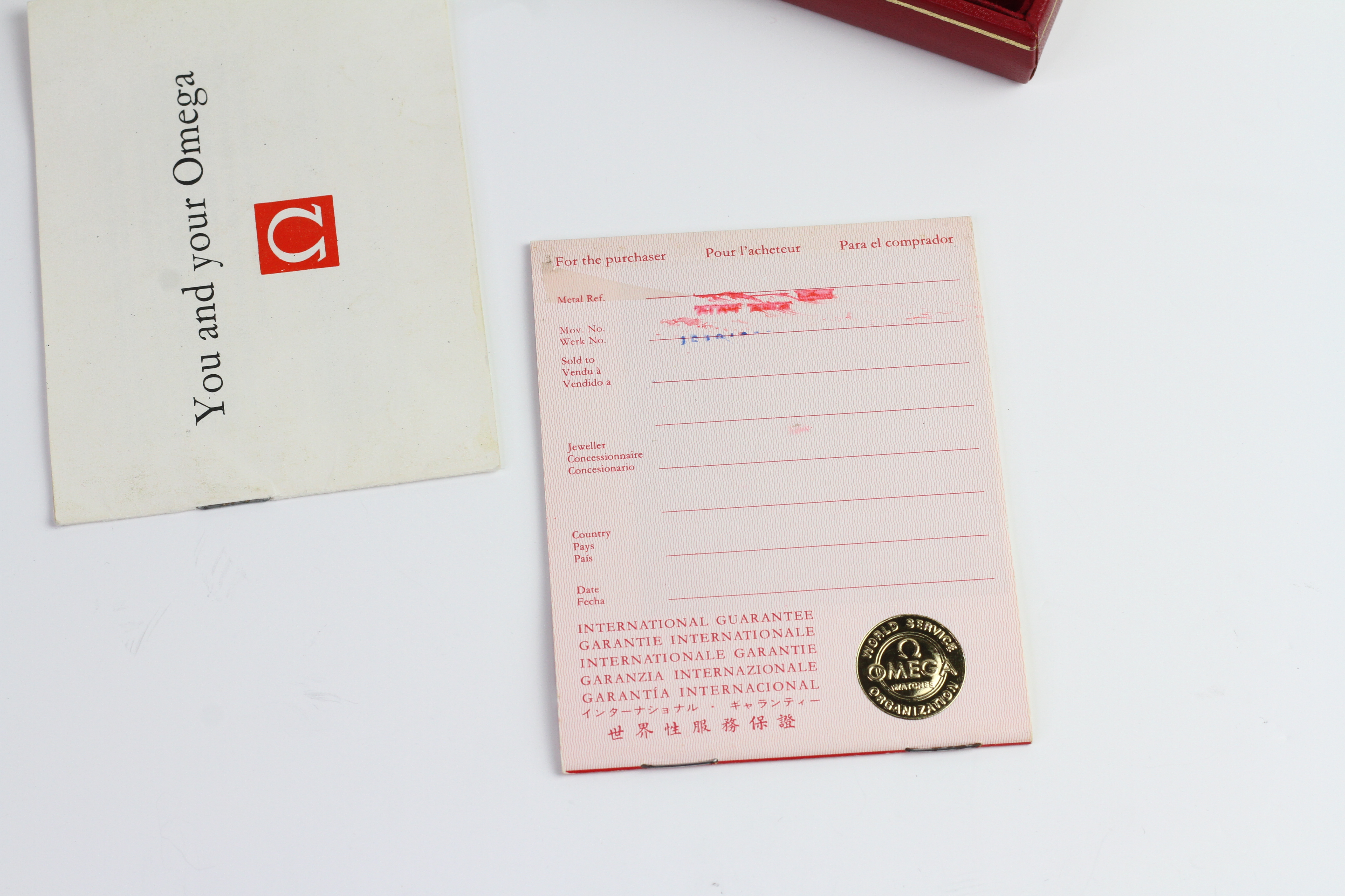 VINTAGE OMEGA SPEEDMASTER MKIV REFERENCE 176.009 WITH BOX AND PAPERS, circular black dial, - Image 3 of 10