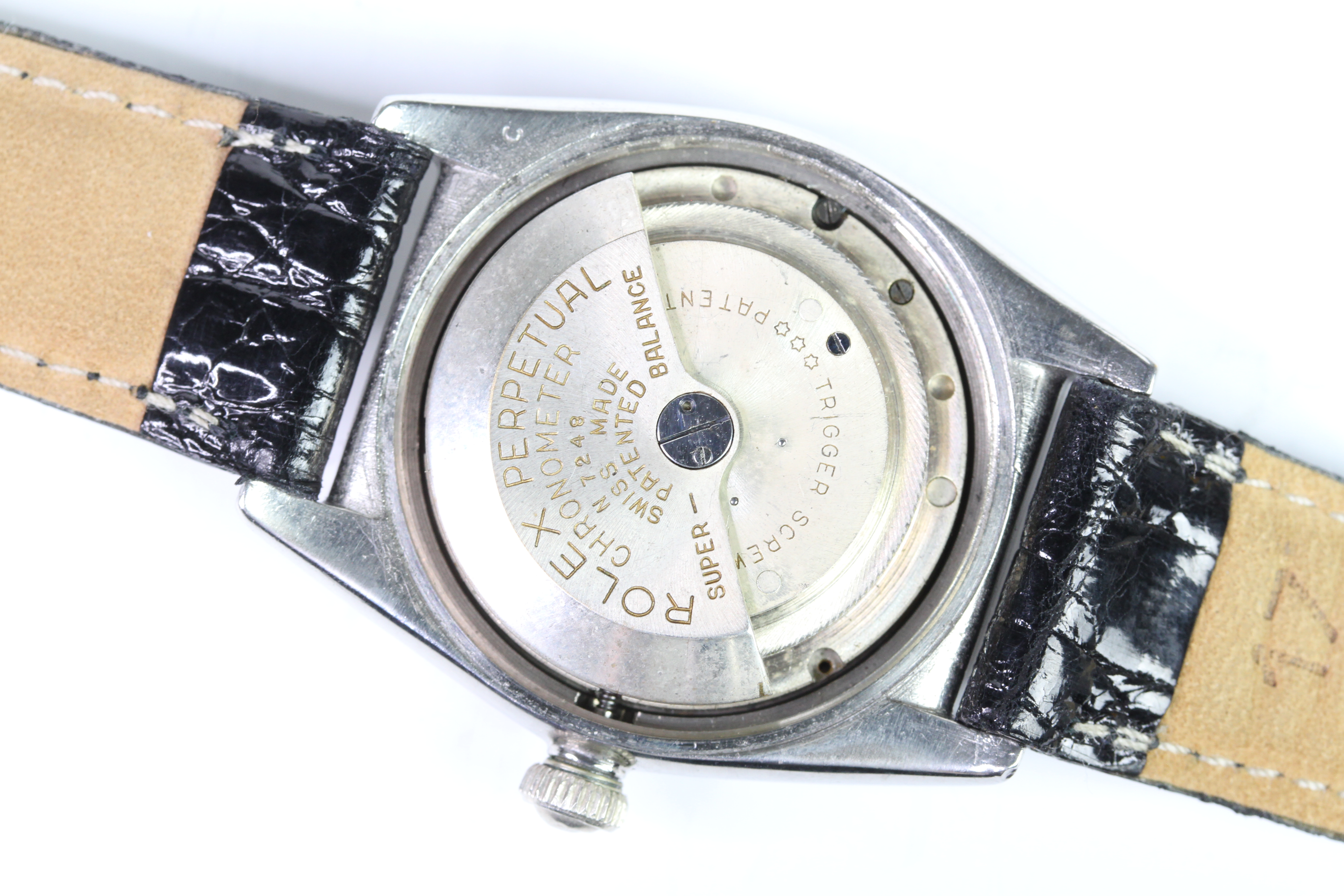 ROLEX OYSTER PERPETUAL 'BUBBLE BACK' REFERENCE 3372 CIRCA 1940s - Image 5 of 6