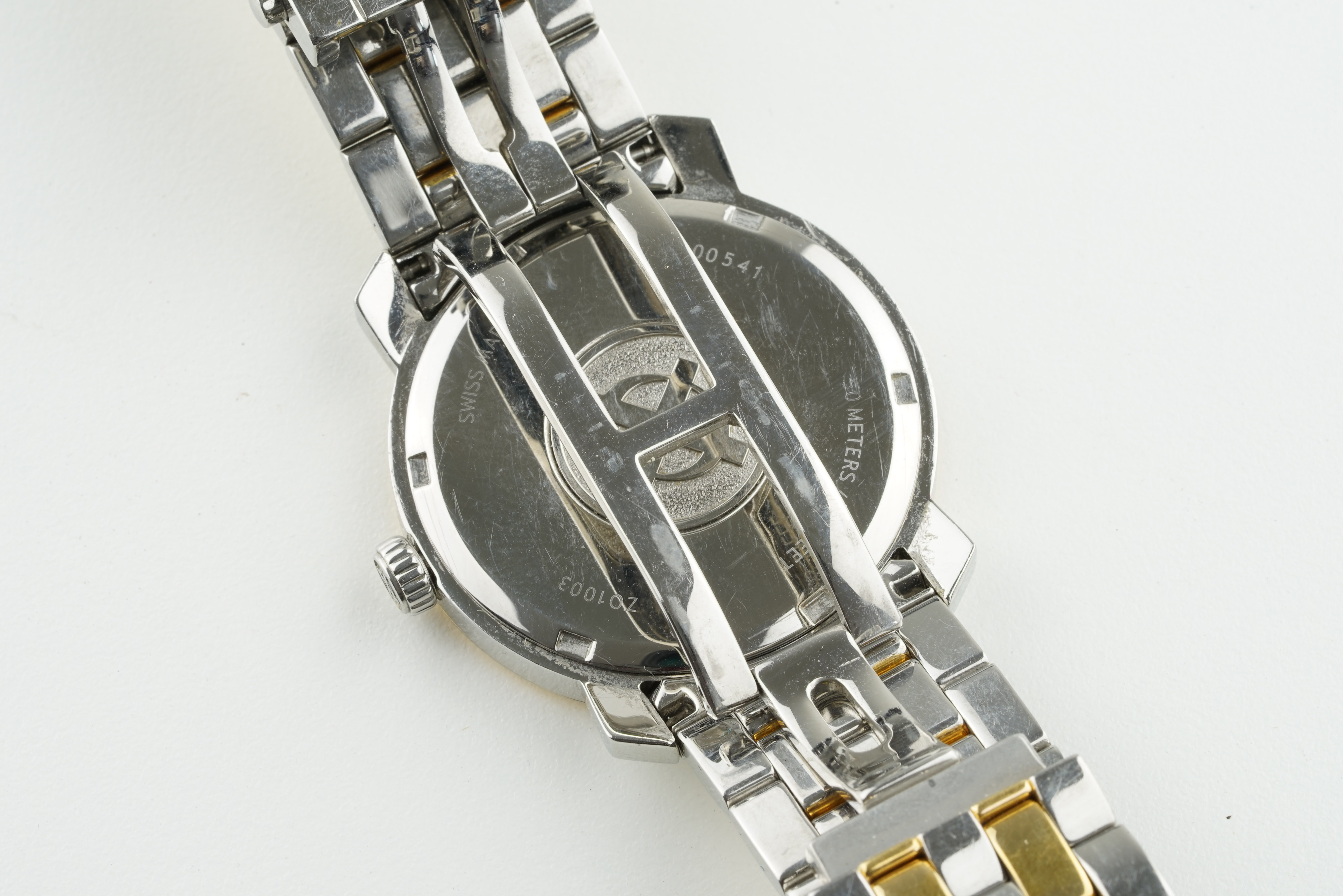 ZODIAC BI METAL DATE WRISTWATCH Z01003,circular silver dial with gold applied hour markers and - Image 2 of 2