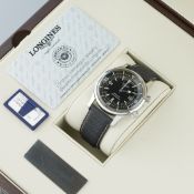 LONGINES LEGEND HERITAGE DIVER WATCH FULL SET W/ BOX & GUARANTEE PAPERS REF. L3.674.4 CIRCA 2015,