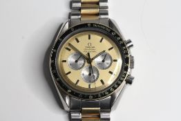 OMEGA SPEEDMASTER PROFESSIONAL STEEL AND GOLD DD 145.022 CIRCA 1983