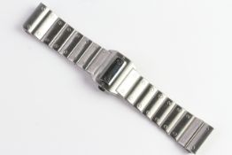 CARTIER SANTOS STAINLESS STEEL BRACELET, 23mm end links