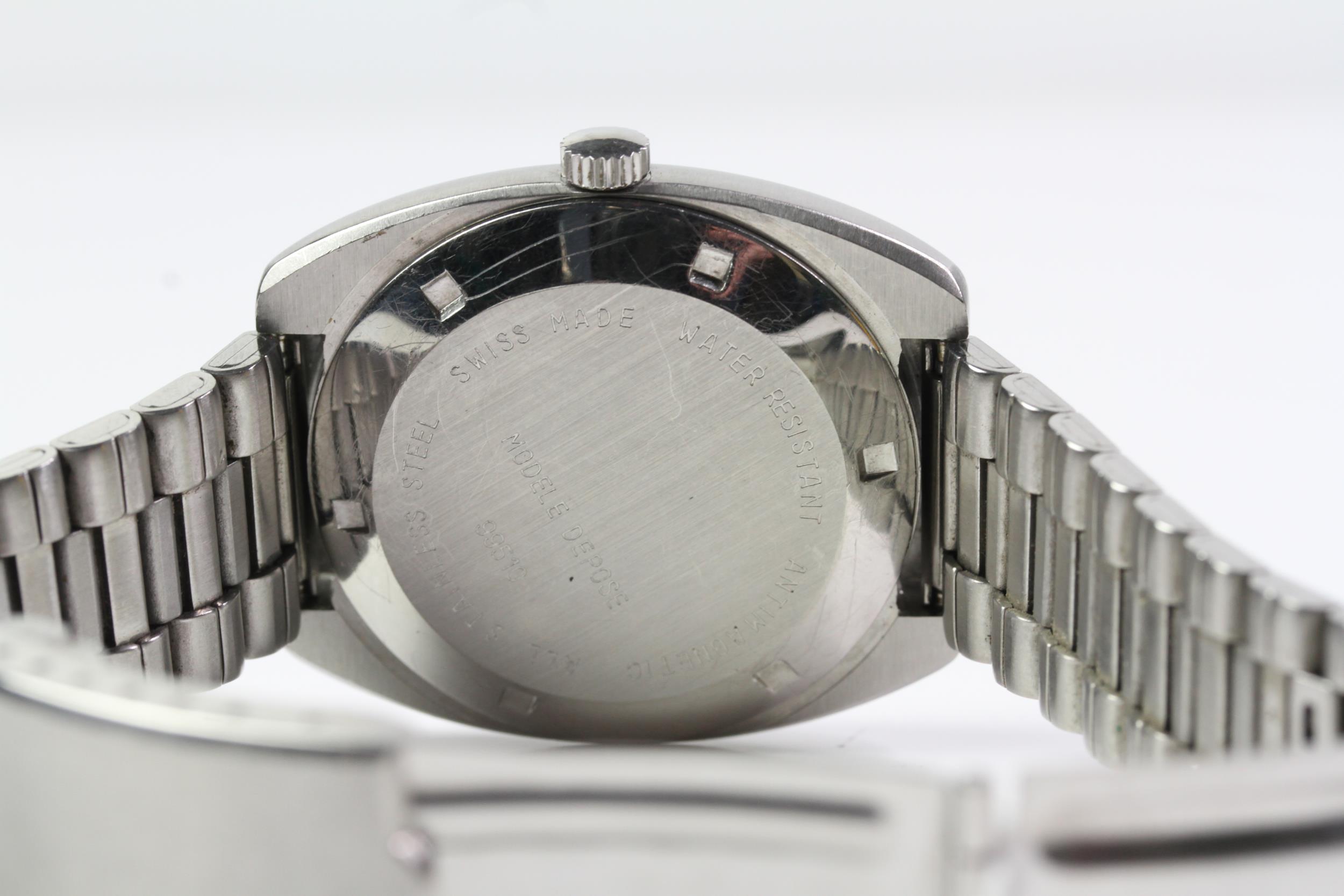 1970s Lanco Diametronic electronic watch. Stainless steel case with screw on case back, Modele - Image 2 of 3