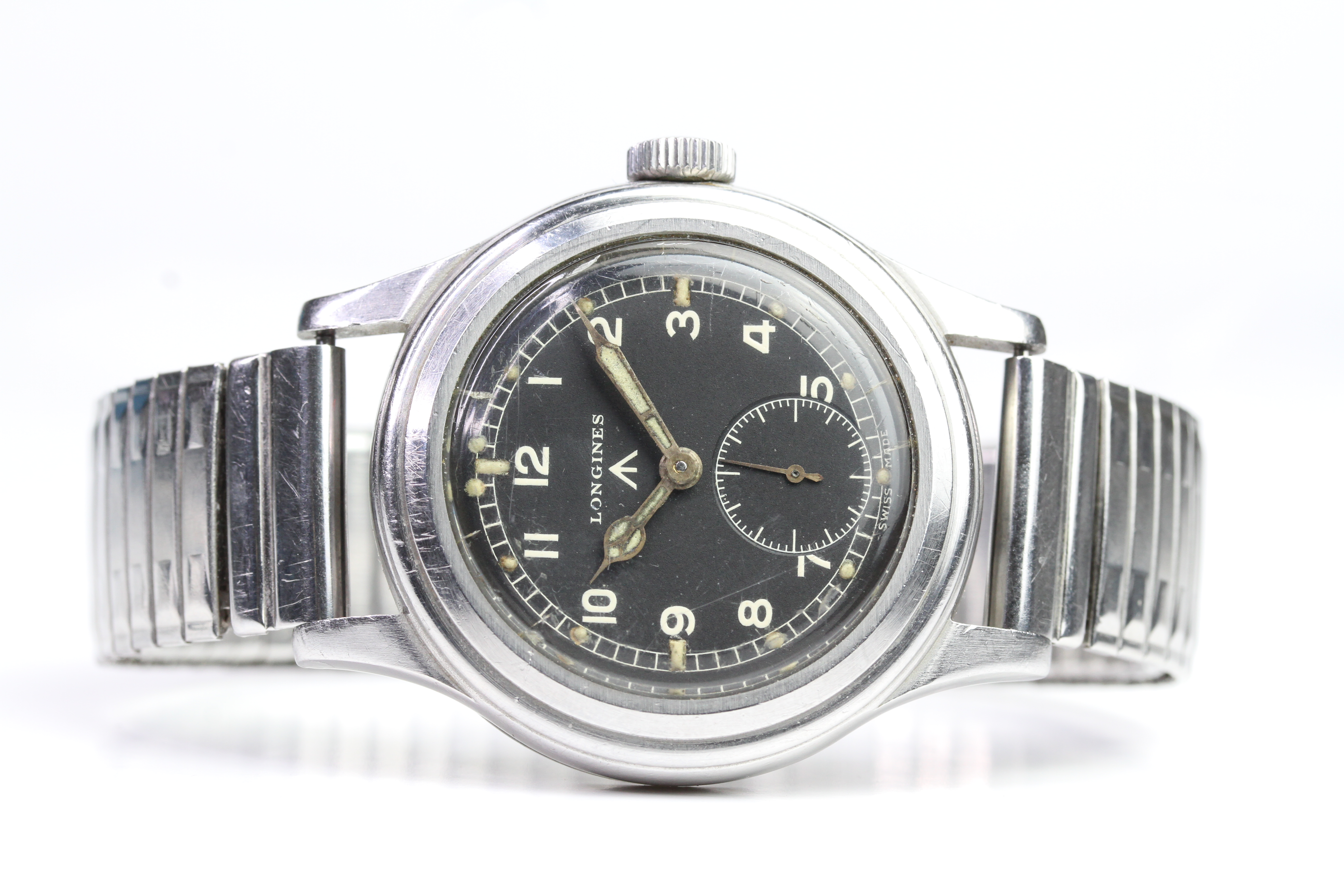 RARE LONGINES 'DIRTY DOZEN' W.W.W MILITARY WATCH