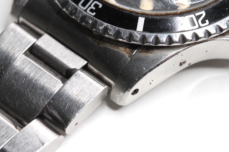 ROLEX SUBMARINER 5513 CIRCA 1966, circular later dial with applied hour markers, later mercedes - Image 10 of 13