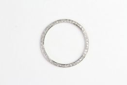 18CT WG DIAMOND BEZEL 35MM