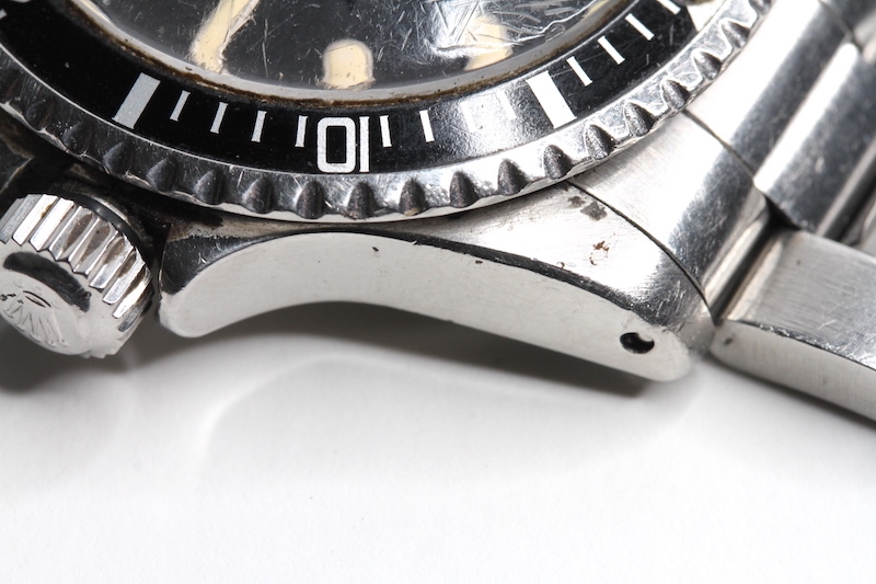 ROLEX SUBMARINER 5513 CIRCA 1966, circular later dial with applied hour markers, later mercedes - Image 12 of 13