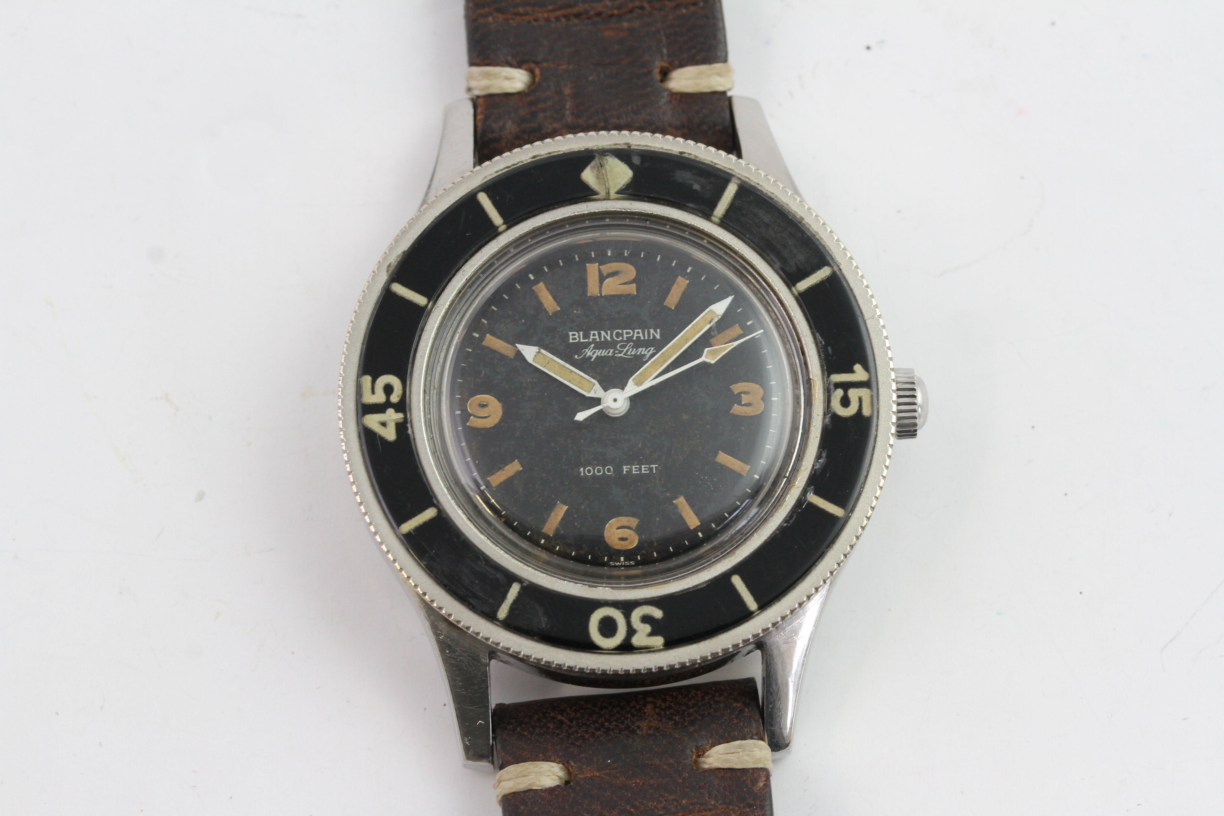 BLANCPAIN FIFTY FATHOMS AQUA LUNG 1000ft CIRCA 1950s - Image 2 of 6