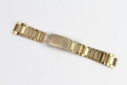 10 Karat Gold Filled Vintage Omega Bracelet, ref 1303 / 268, no end links