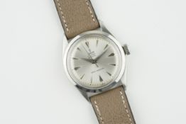 TUDOR OYSTER ROYAL REF. 7934, circular silver dial with applied hour markers and hands, 34mm