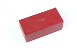 *To Be Sold Without Reserve* Red Cartier Glasses outer box, with a booklet and pamphlet.