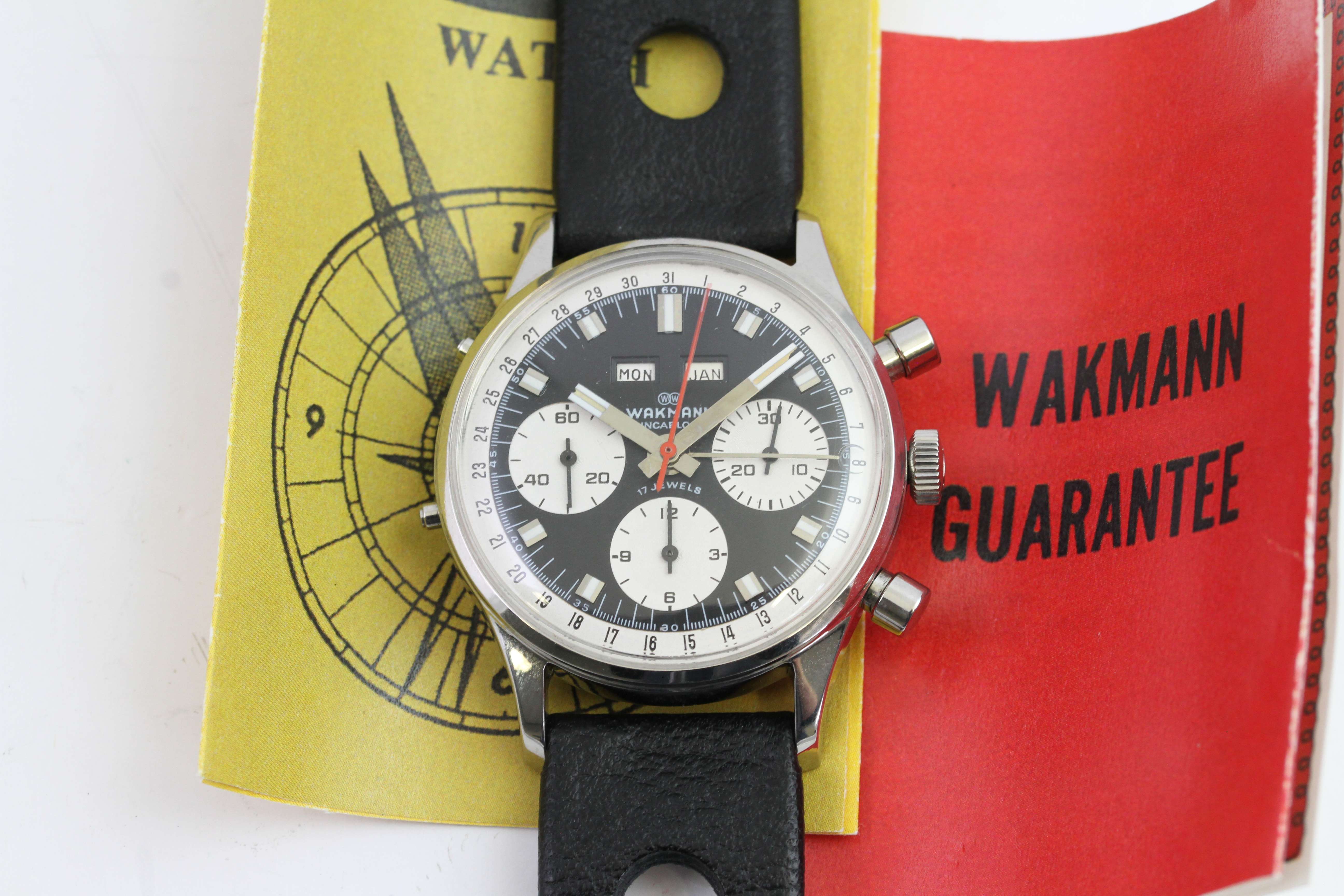 BREITLING WAKMANN GIGANDET TRIPLE CALENDAR CHRONOGRAPH - Image 2 of 5