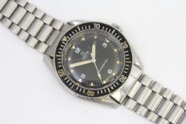 VINTAGE OMEGA SEAMASTER 300 ‘STAR DIAL’ REFERENCE 165.024,  black dial with patina triangular hour