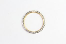 18CT YG DIAMOND BEZEL 32MM