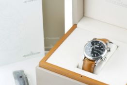 JAEGER LE-COULTRE MASTER COMPRESSOR MEMOVOX DIVERS WRISTWATCH W/ BOX & GUARANTEE PAPERS REF. 146.8.