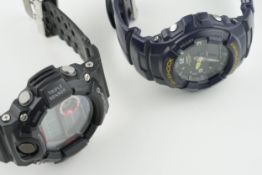 A PAIR OF CASIO G SHOCK WRISTWATCHES, both watches are not currently running, both need new