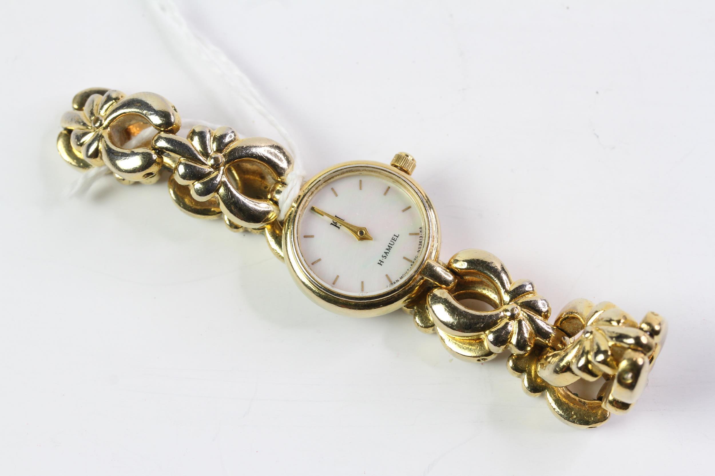 *TO BE SOLD WITHOUT RESERVE* GOLD PLATED LADIES H. SAMUEL WRISTWATCH