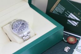 ROLEX GMT MASTER II 116710LN BOX AND PAPERS 2010, circular black dial with applied hour markers,