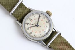 WW2 LONGINES 'PARATROOPER' MILITARY COSD 2340 WATCH WITH ARCHIVES 1945