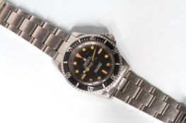 *TO BE SOLD WITHOUT RESERVE* VINTAGE ROLEX SUBMARINER REFERENCE 5513, circular matte black dial with